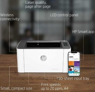 ابعاد HP Laserjet 107w