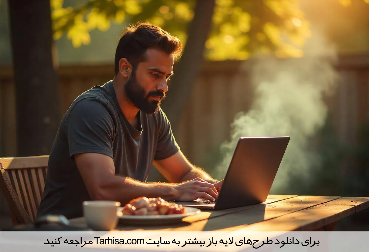 دانلود رایگان طرح لایه باز کارت ویزیت کبابی
