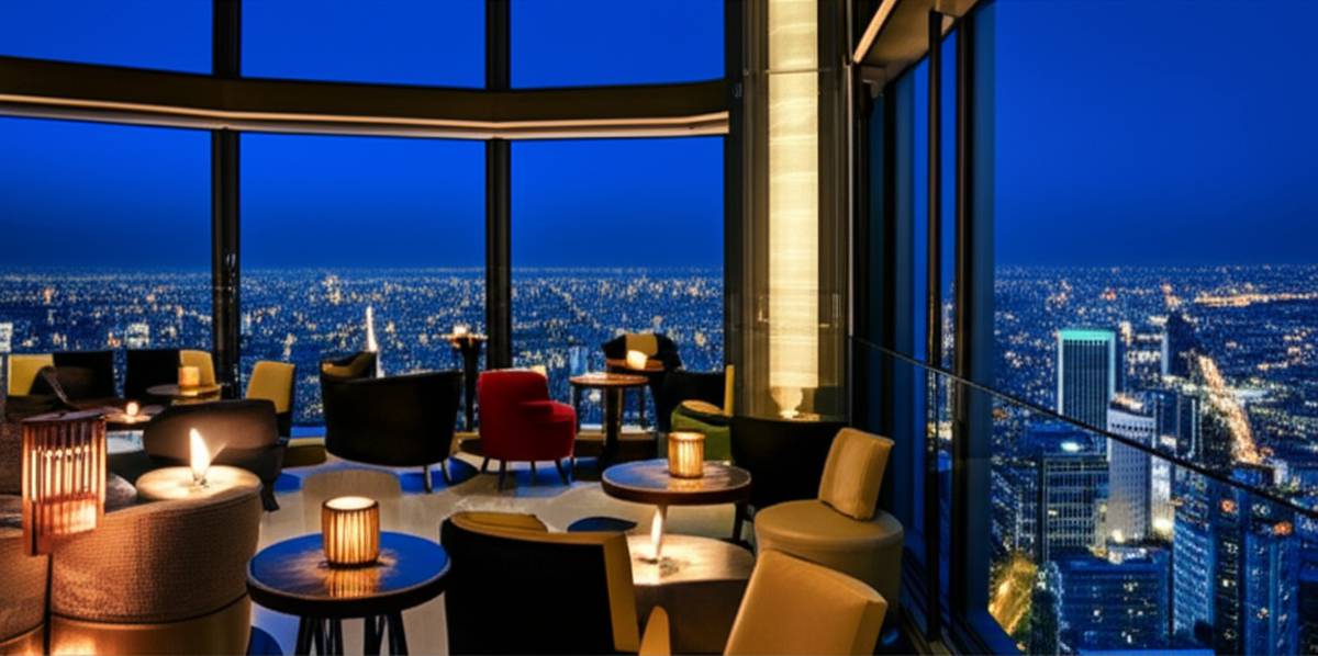 رستوران Level 43 Sky Lounge دبی | منظره پانورامیک و لوکس
