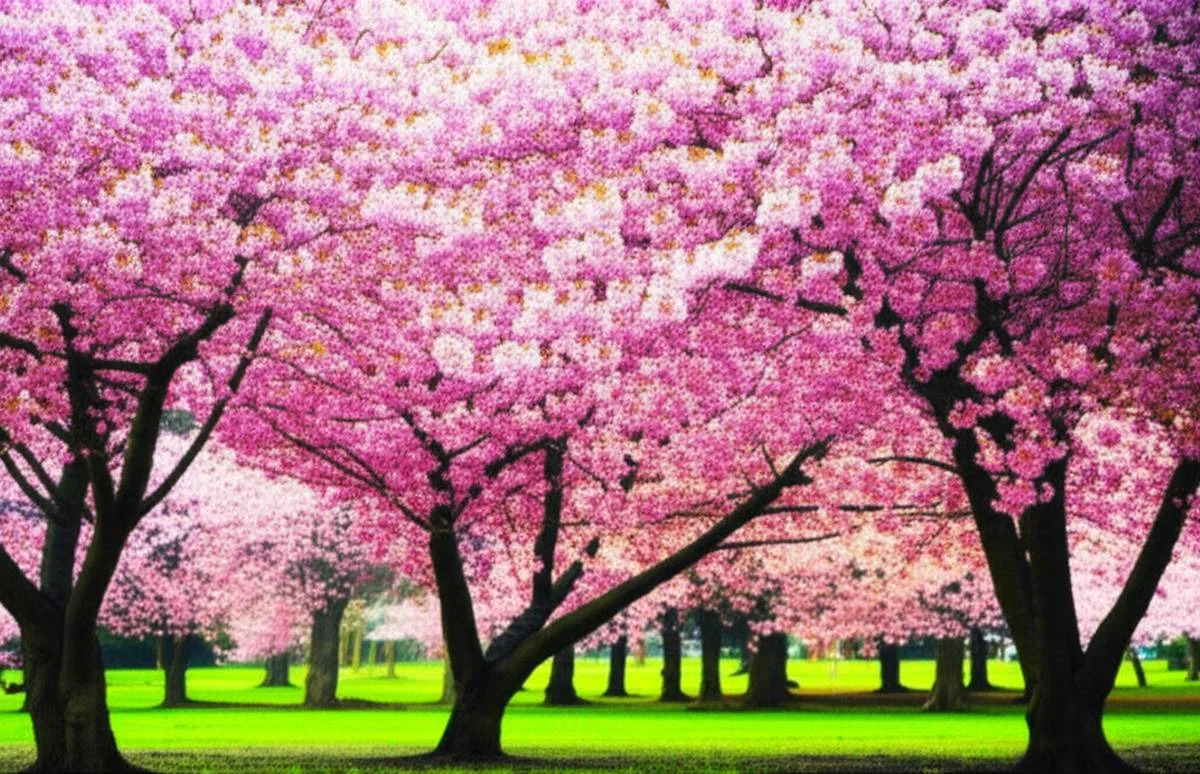 عکاسی از شکوفه های گیلاس ریجنتز پارک - راهنمای جامع