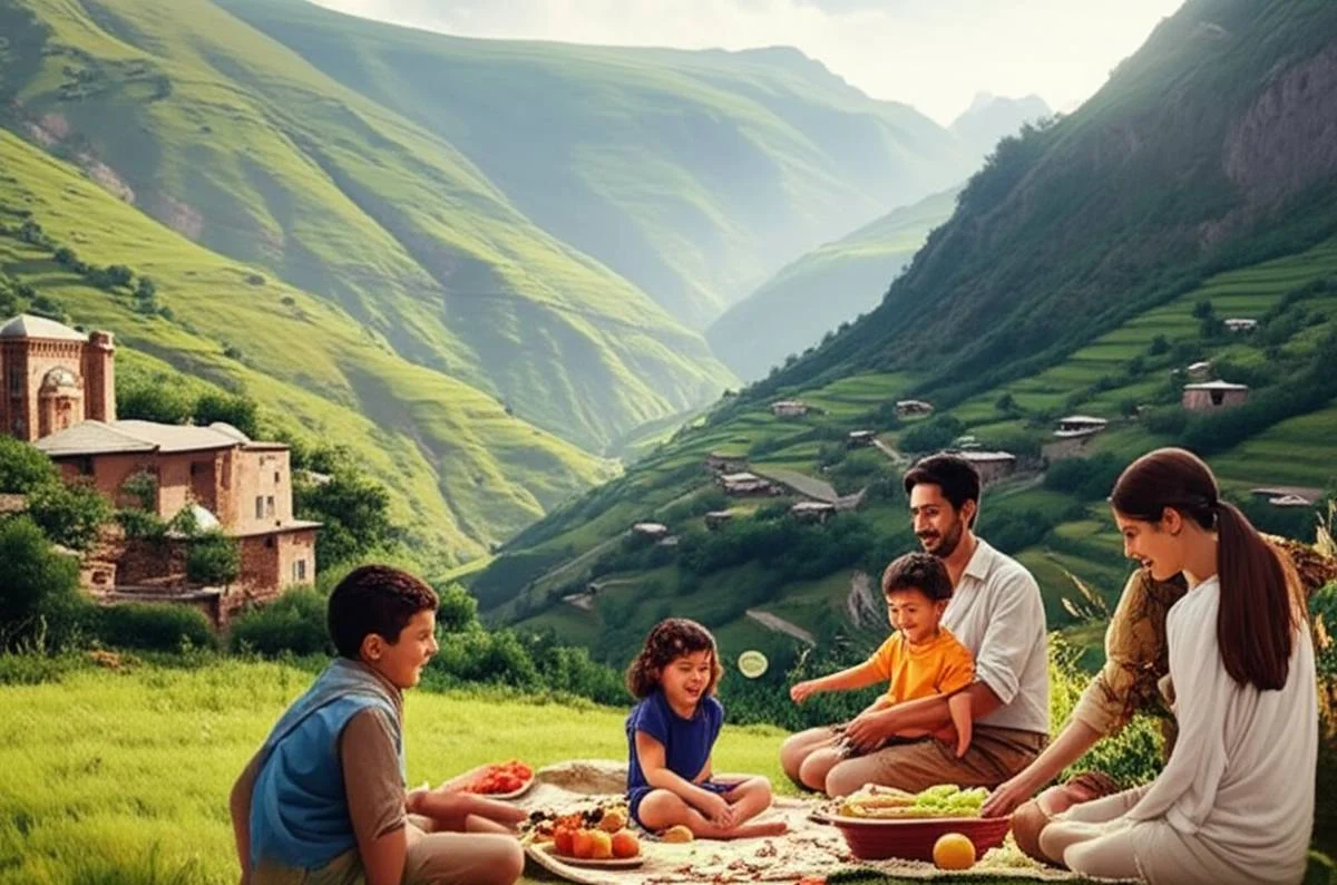 روستای ناتر مازندران: پیک نیک تاریخی با کودکان