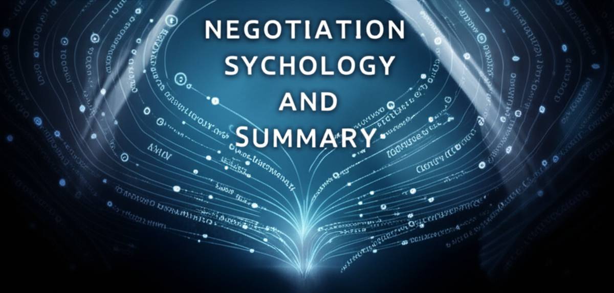 کتاب خلاصه کتاب روانشناسی مذاکره علی بیجاد | نکات کلیدی