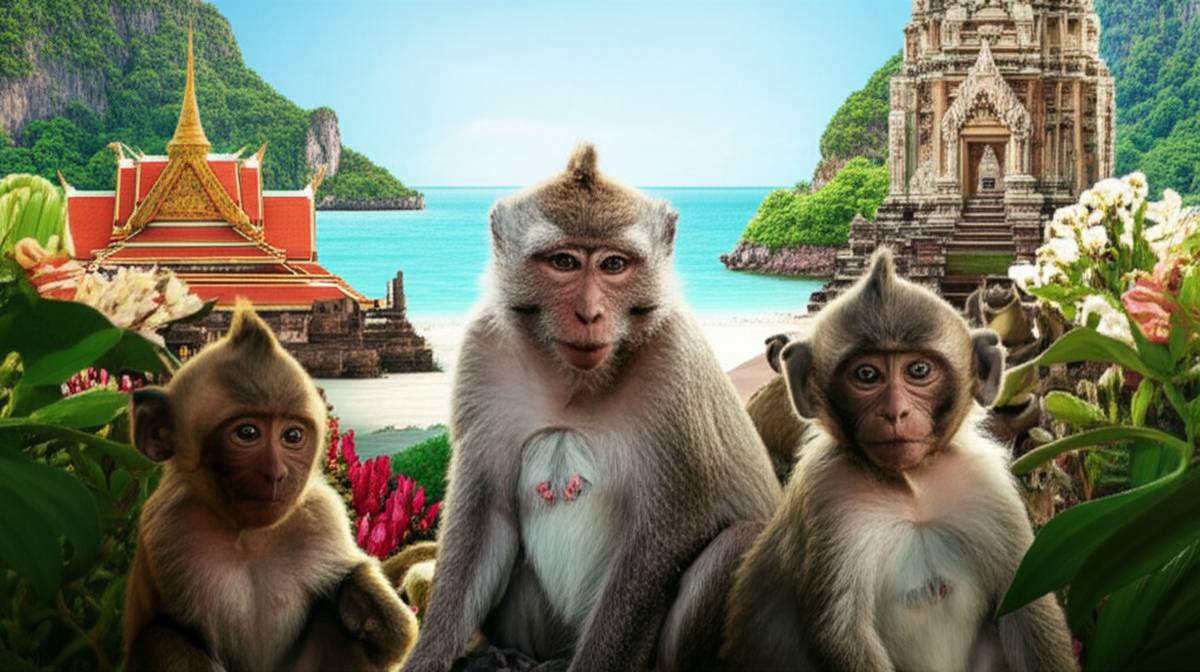 میمون های تایلند: خطرات، نکات ایمنی و راهنمای کامل سفر