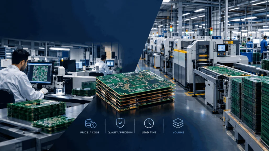 صنعت | Surface ساخت PCB در ایران یا چین؟ مقایسه فنی و اقتصادی قیمت، کیفیت، زمان و تیراژ